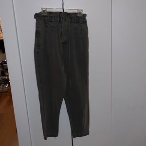 Free people Green Joggers size M